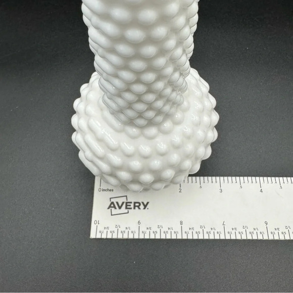 Vintage Milk Glass Hobnail Bud Vase EO Brody Co 2000 Collectible - Picture 11 of 11